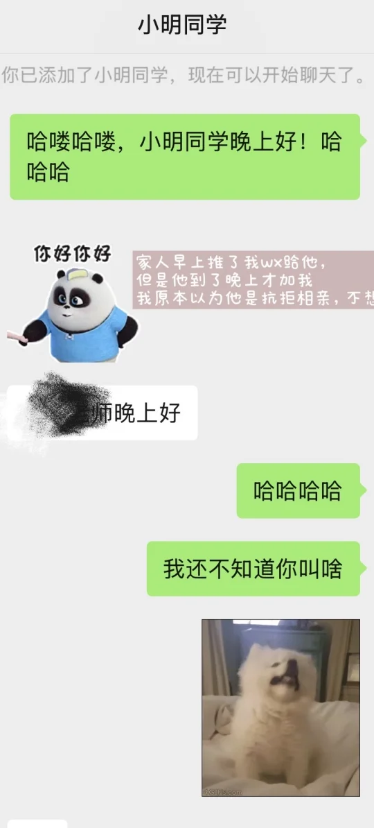 25岁体制内女生相亲日记|第一次加好友