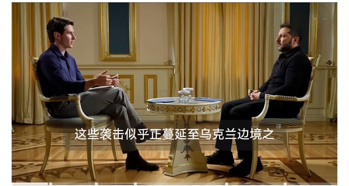 乌克兰总统泽连斯基向美国哥伦比亚广播公司新闻记者抱怨称，俄罗斯在最近两次经摩尔多