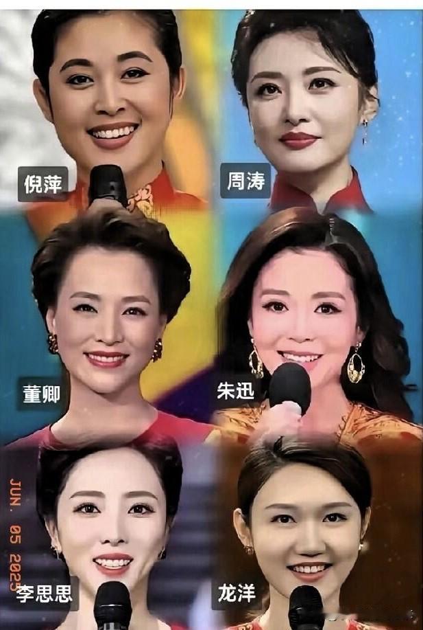 央视的6位主持人里，周涛是当之无愧的第一美女，她的颜值无人能及，不论是身高、容貌