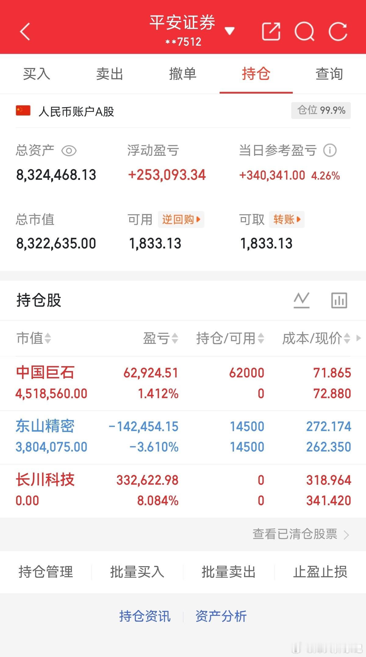 6月30日：本金记录翻5倍冲10倍计划！今日持仓票:东山精密中国巨石今日总资产