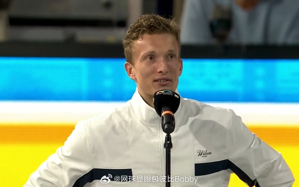 莱赫卡在迈阿密决赛输给扬尼克·辛纳后的发言：“在这样一场决赛失利后站在这里，心情