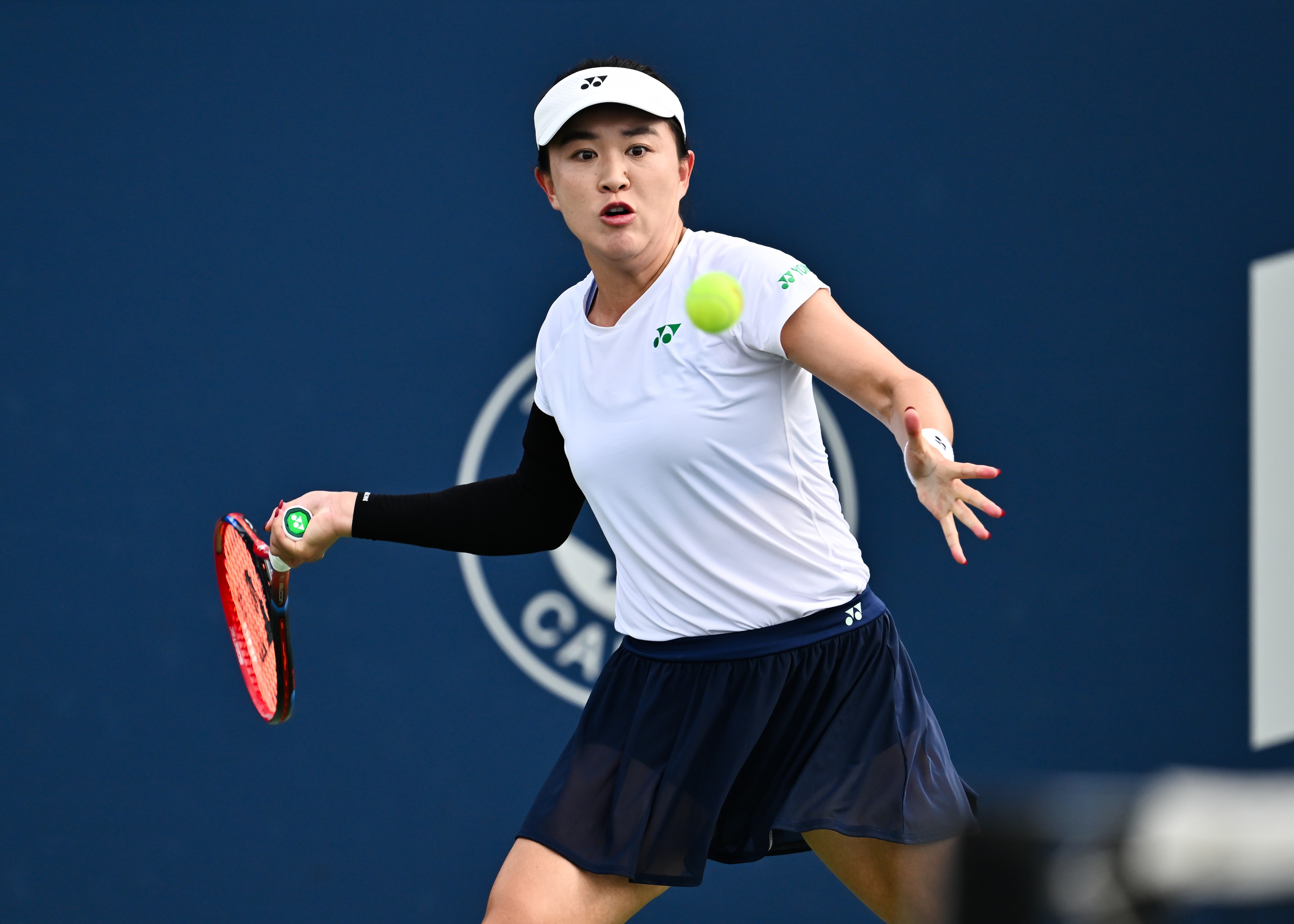 朱琳晋级蒙特利尔站32强！WTA1000蒙特利尔站第二轮，朱琳以1-66-2