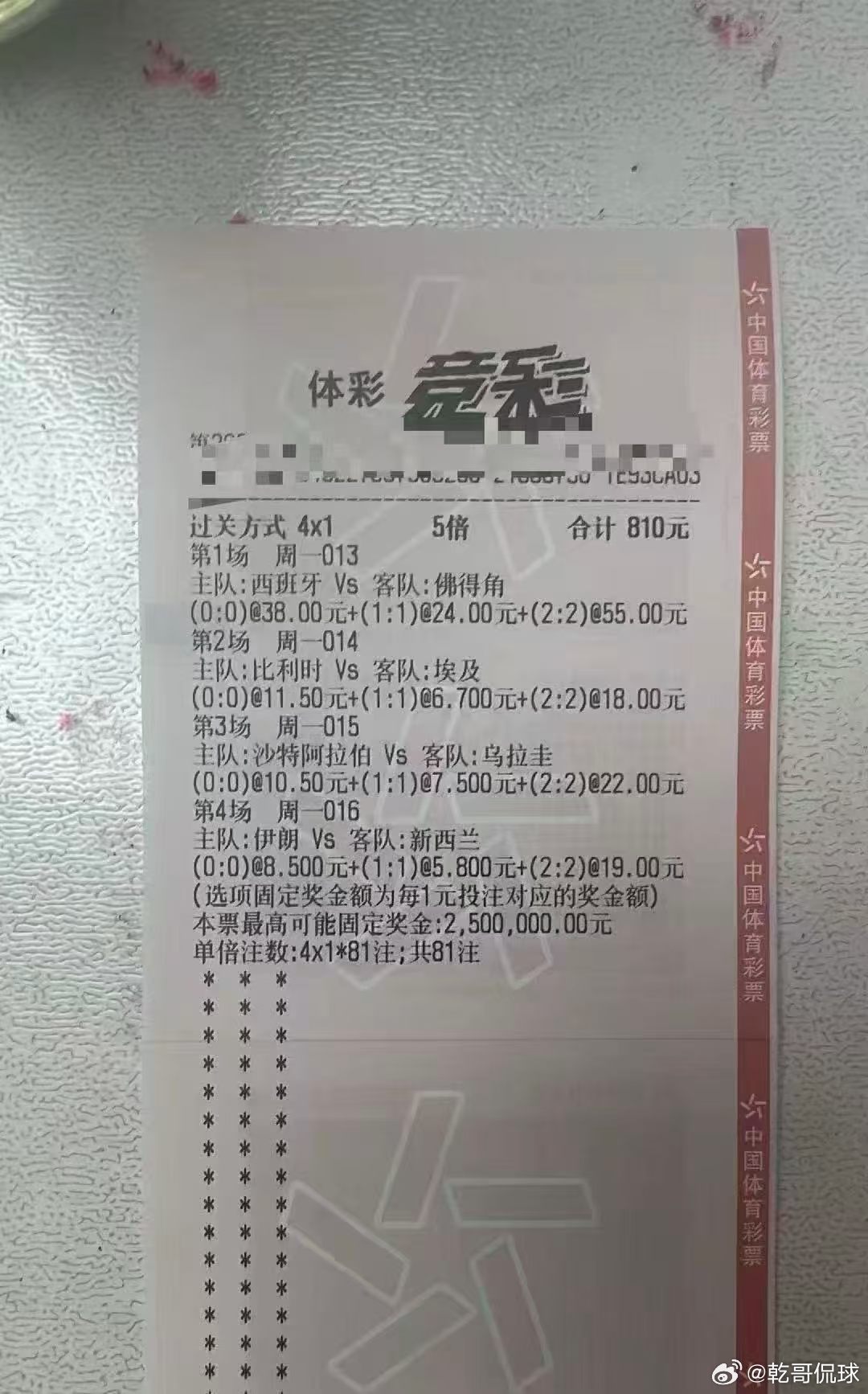 昨日世界杯4场平！店铺还真有神人中了，36个w​​​