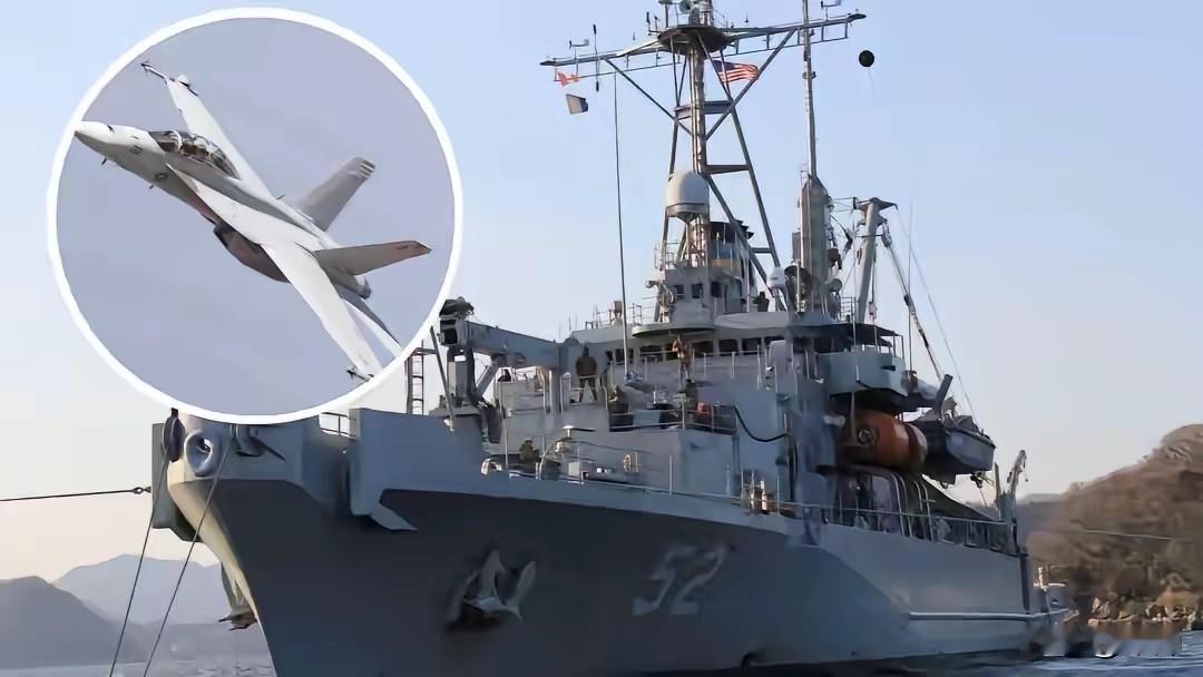 大阴谋3300吨级美国打捞船被部署到南海，打捞刚坠毁的两架航母战机最近美军