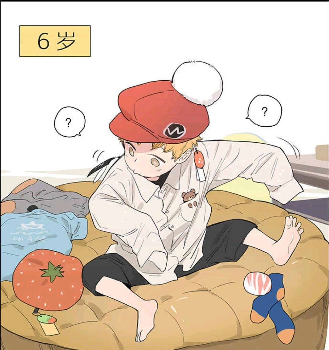 捡了东西的狼6岁与16岁二次元漫画​​​