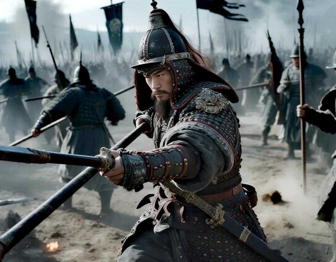 龙德三年，后梁的最后一战，王彦章率仅剩的数千残兵，迎战李存勖的十万大军，他身先士