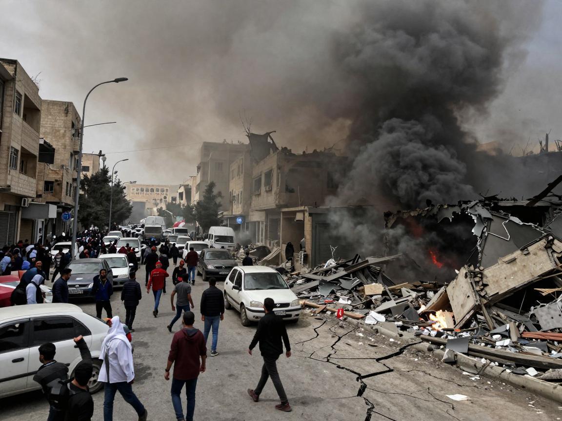 以色列全境紧急状态！8:15警报拉响，平民躲进地下，战争已到家。当地时间8