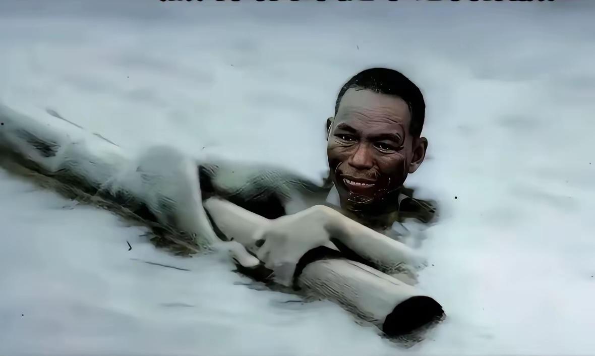 一张令人心痛的照片！1937年11月，寒冬一侦察员为国捐躯，眼神中充满了绝望！牺