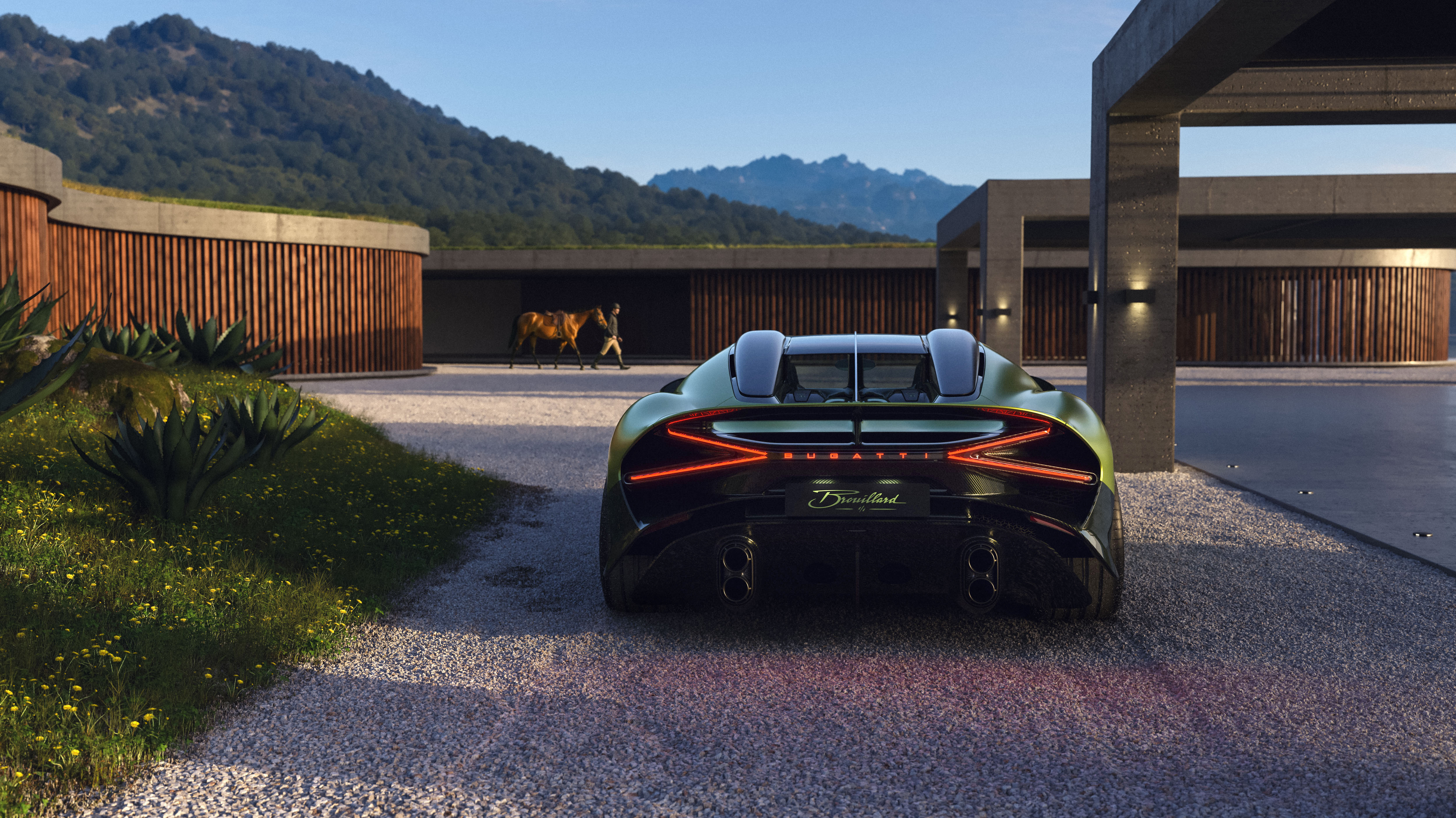 BugattiBrouillard布加迪Solitaire项目首款作品该项目每年最多打造两台车搭载W