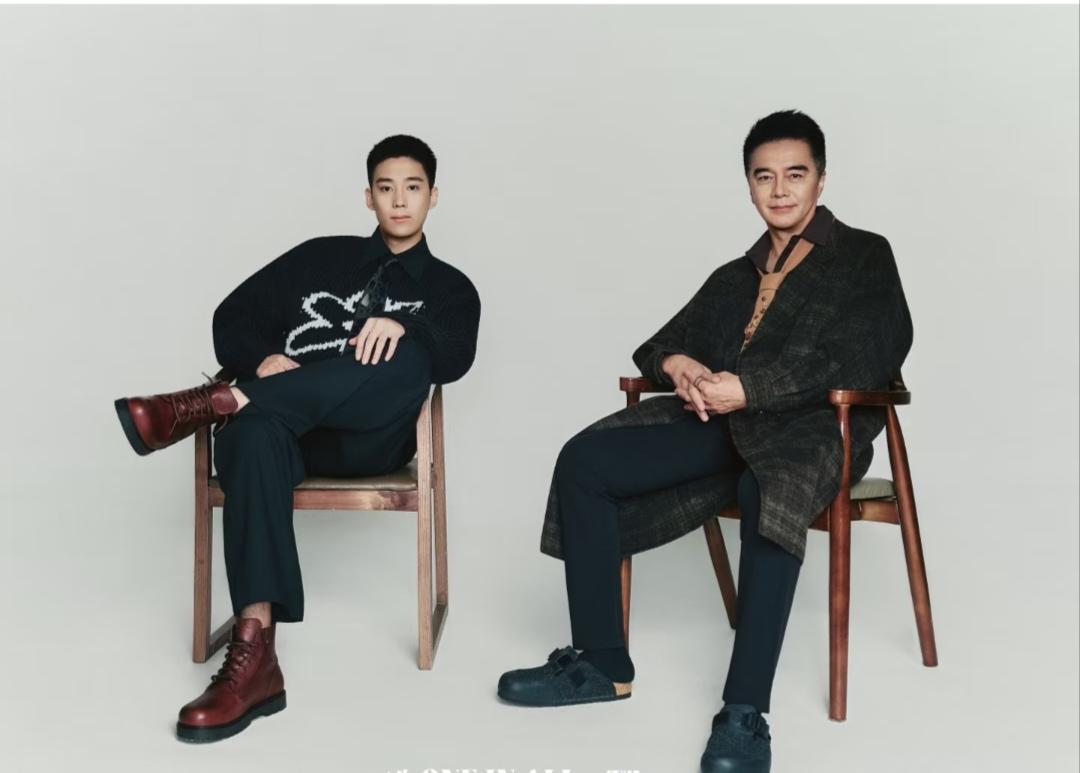 许亚军儿子虽然有点帅，但和爹比还是差了点。