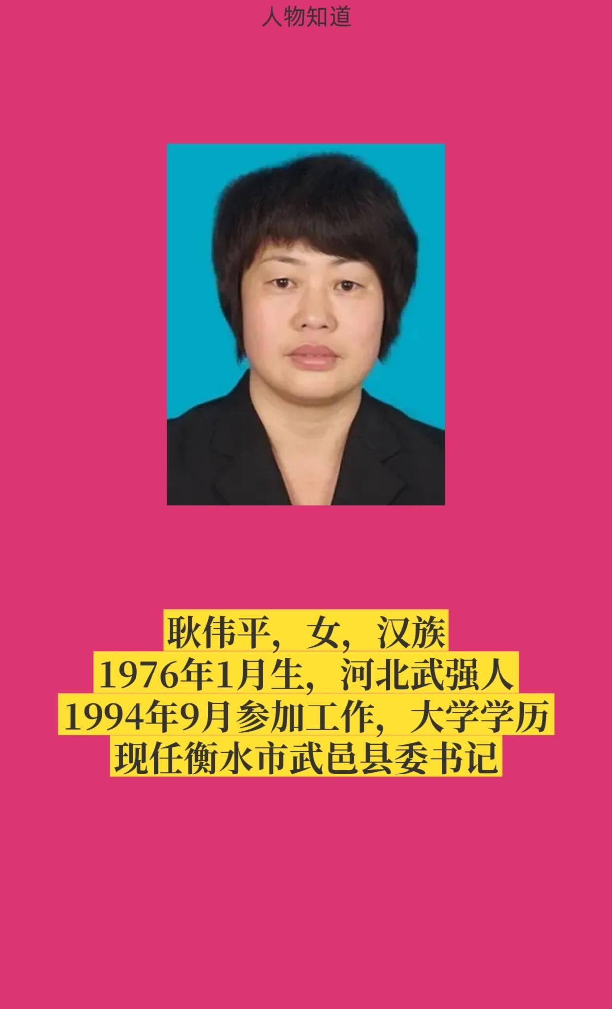 衡水市武邑县书记与县长简介。