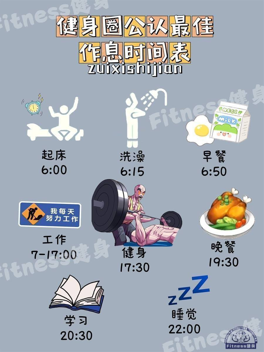 以后就按照这个作息了