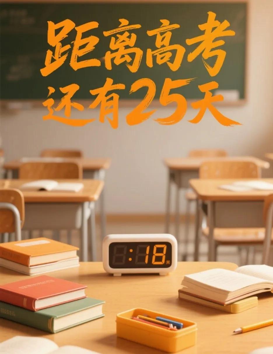 距离高考还有25天的时候，作为一名高中教师兼班主任，我真心奉劝各位高三考生的