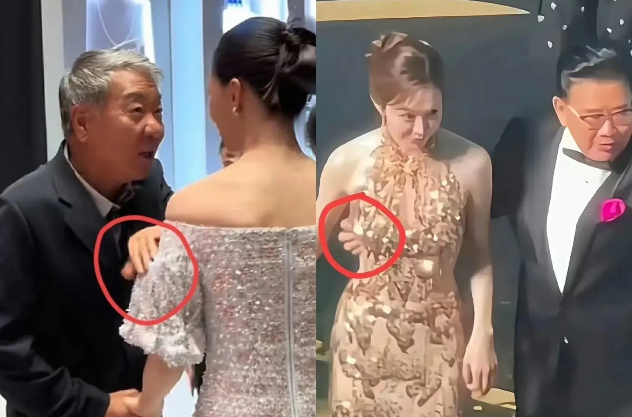 人和人的差距太大了，左边是郑晓龙和蒋欣社交，右边是曹可凡和姜妍社