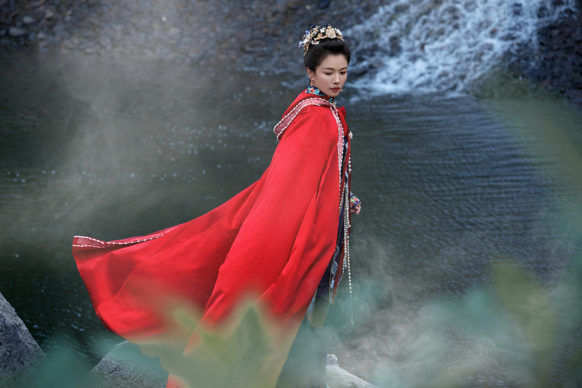 刘涛妈祖打卡模板get刘涛妈祖同款拍照模板，完完全全的神女来得！