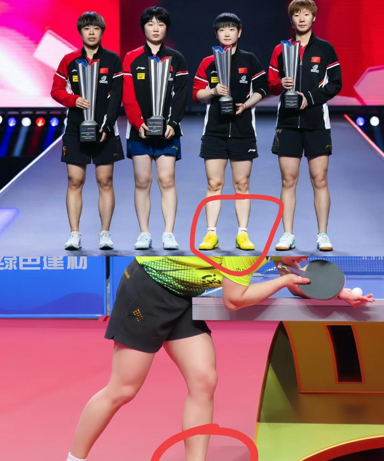 女双颁奖，特意查了查孙颖莎才知道，她这次颁奖和其他三位姐妹有个很不一样的地方