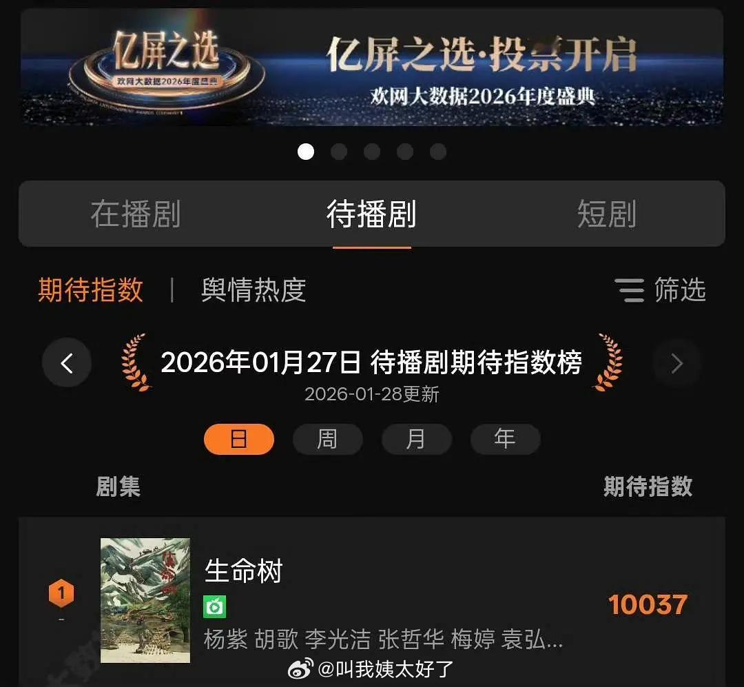 别人播剧红黑俱灭，🍇播剧红黑打架，热度和讨论度拉满
