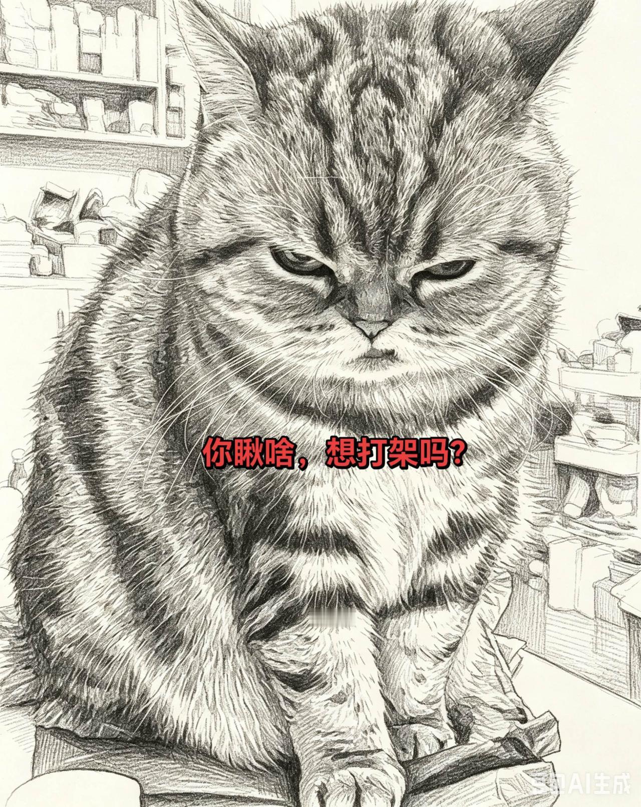 猫咪猫咪素描萌宠出道计划