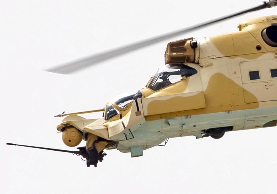 阿尔及利亚空军的米里Mi-24“超级雌鹿”（SuperHindMkIII