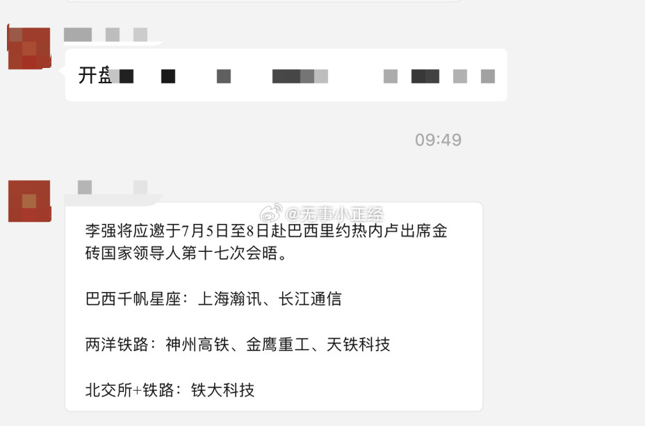 A股今天开始炒金砖会议预期了​​​