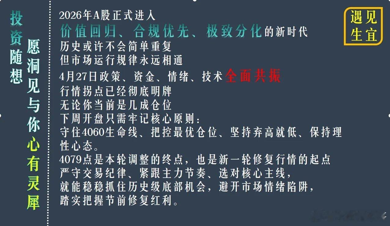 2026年A股正式进入价值回归、合规优先、极致分化的新时代历史或许不会简单重复但