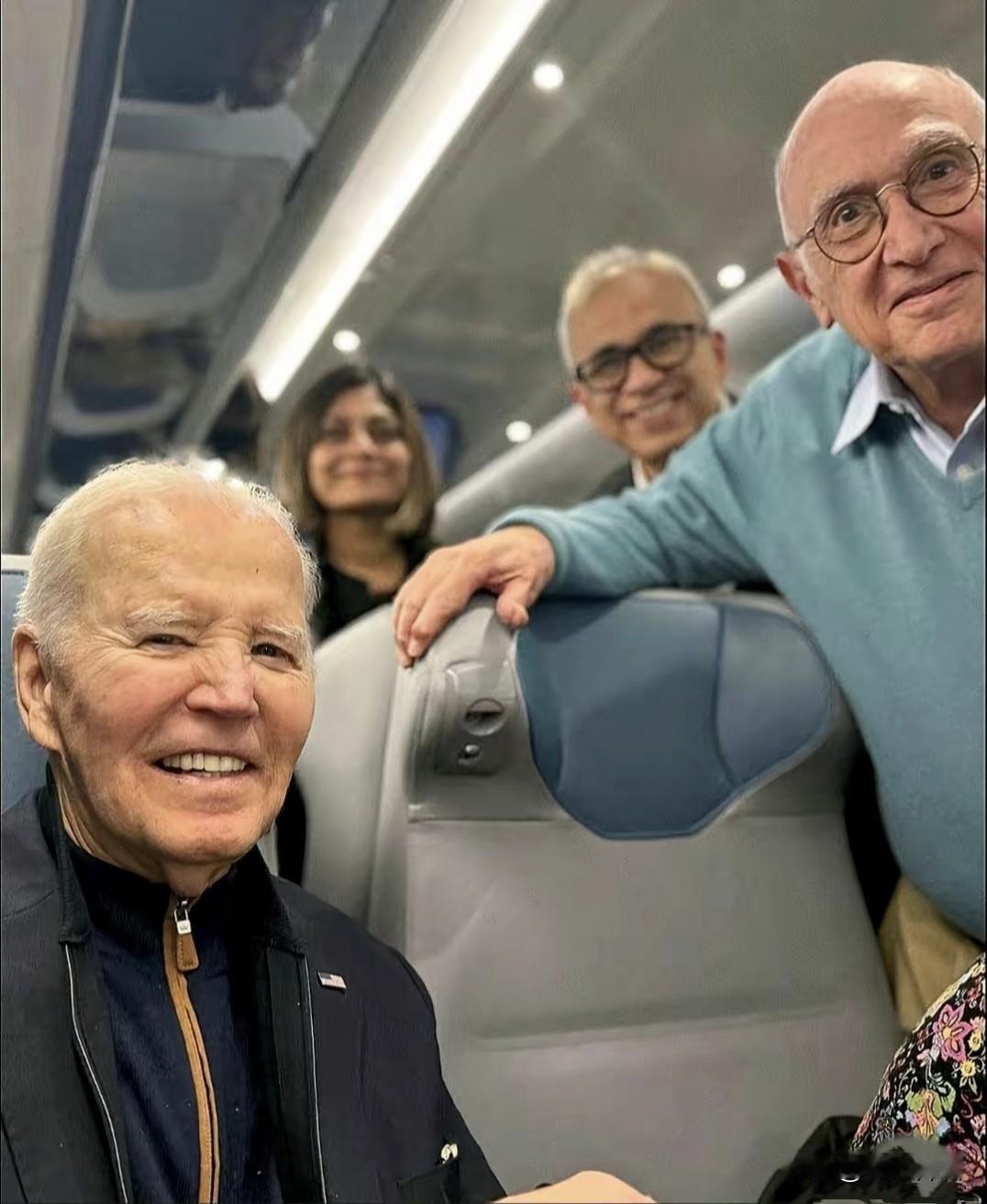 退休后的拜登看起来气色不错。