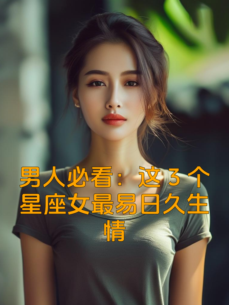 男人必看：这3个星座女最易日久生情