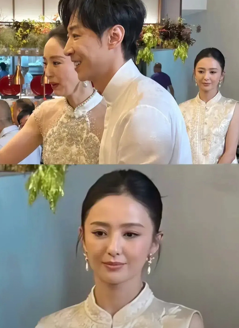 佟丽娅应该不会再婚了注意到她在董璇婚礼上的表情没有？有点落寞，一个人在角落发