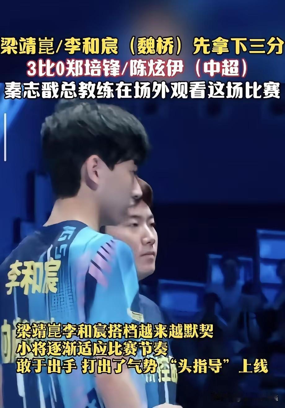 头指导上线了！梁靖崑今天很搞笑，裁判已经判了郑培峰不算得分，大胖来了一局，你挑