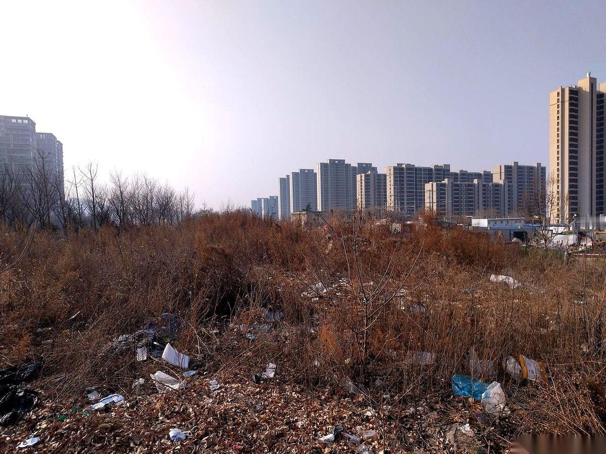 每次路过南边那块给5号线留的地，都忍不住想乐。哥们儿，你在这儿躺了几年了？风吹