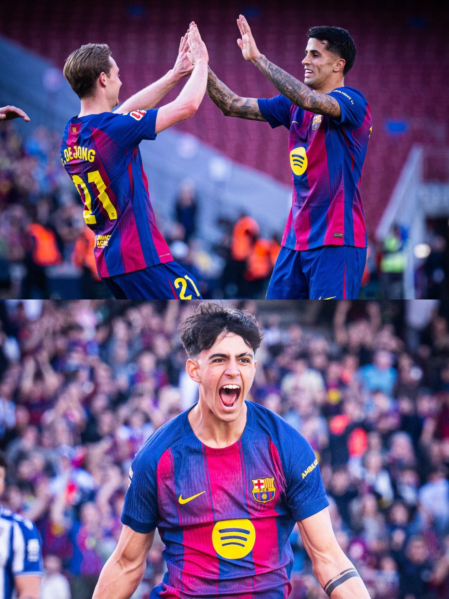 A阿斯报：伯纳尔–德容：巴塞罗那的下一个争议🟠德容有望在完全康复后重返首