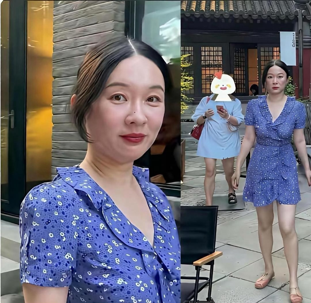 霍思燕被‎路人随手抓拍，‏颜值﻿⁠照样这么能打！