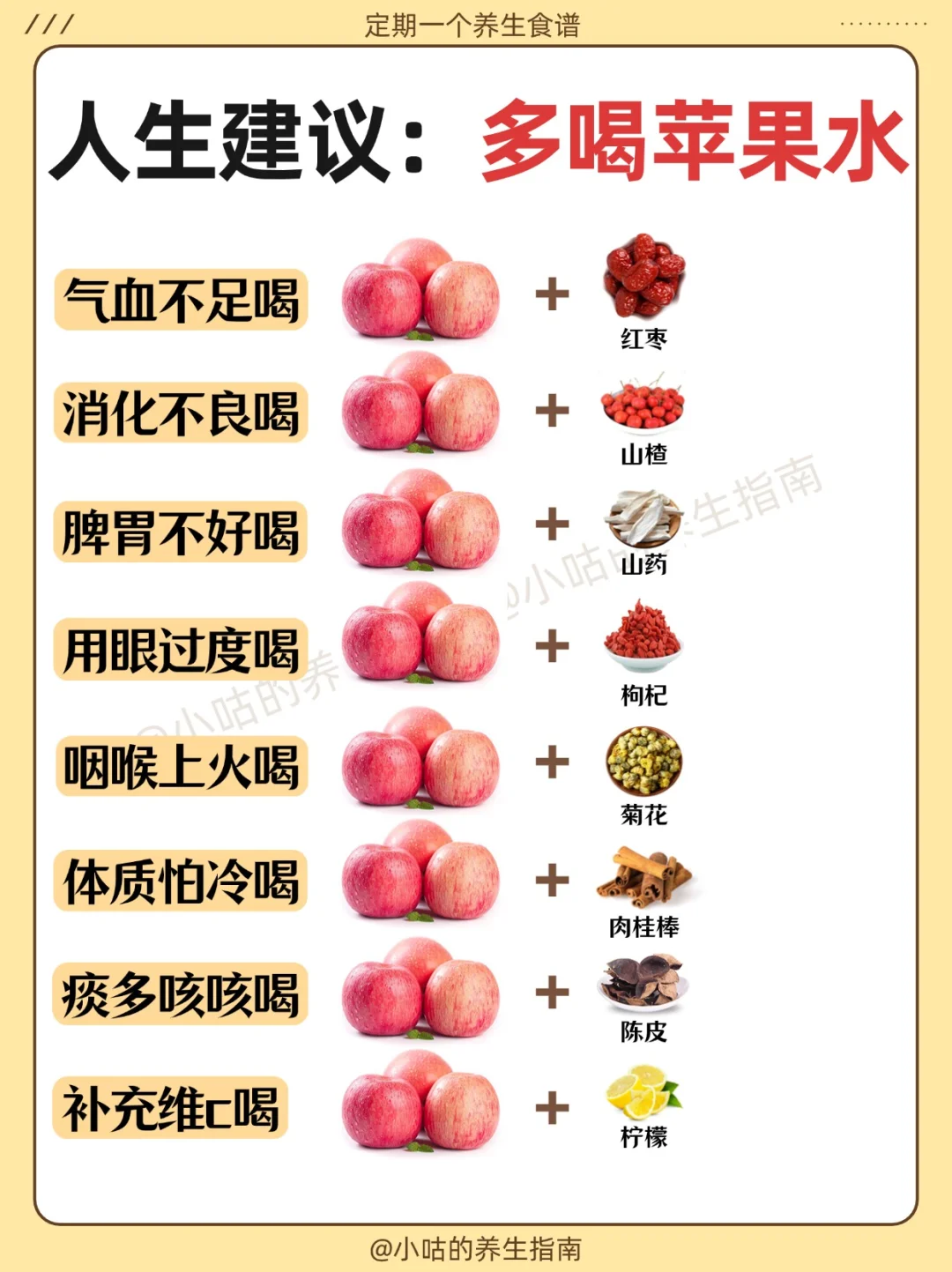 苹果水好神奇！喝出健康脾胃！