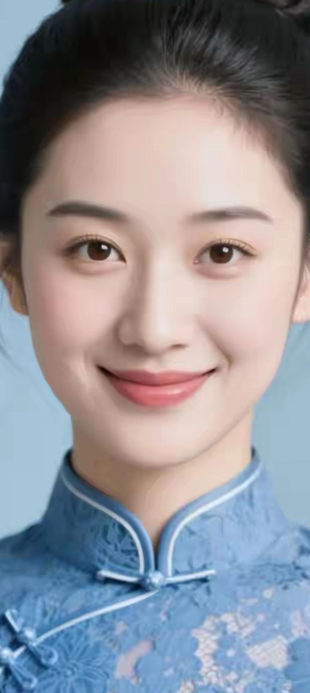 优雅蓝调旗袍，尽显东方韵味！🌸✨