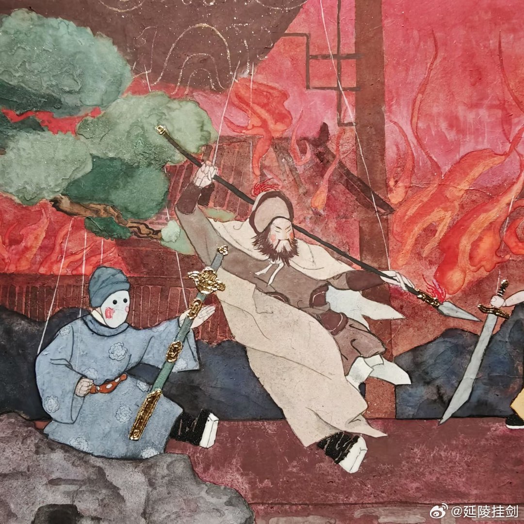 国美朱皓文：我的毕业创作《风雪·案头》以《水浒传》“风雪山神庙”的绝境意象为灵感