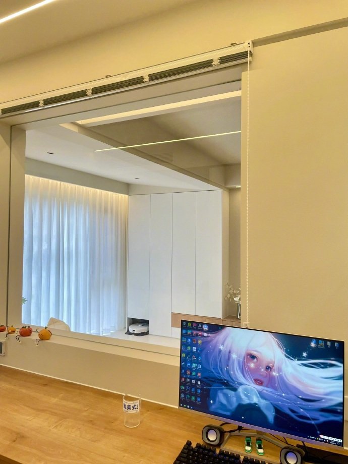 40万装的建面123平三室一厅双卫，温馨奶油风，给大家参考