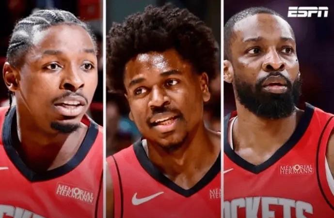美记Shams更新动态，据ESPN报道，休斯顿火箭计划与自由球员杰肖恩-泰特、阿