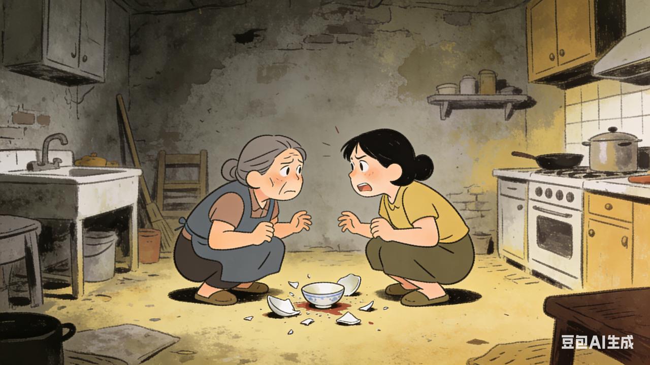 冯唐说：“穷人的家庭大多数都是不和睦的，摔碎一个碗都能吵半天。很小的一件事