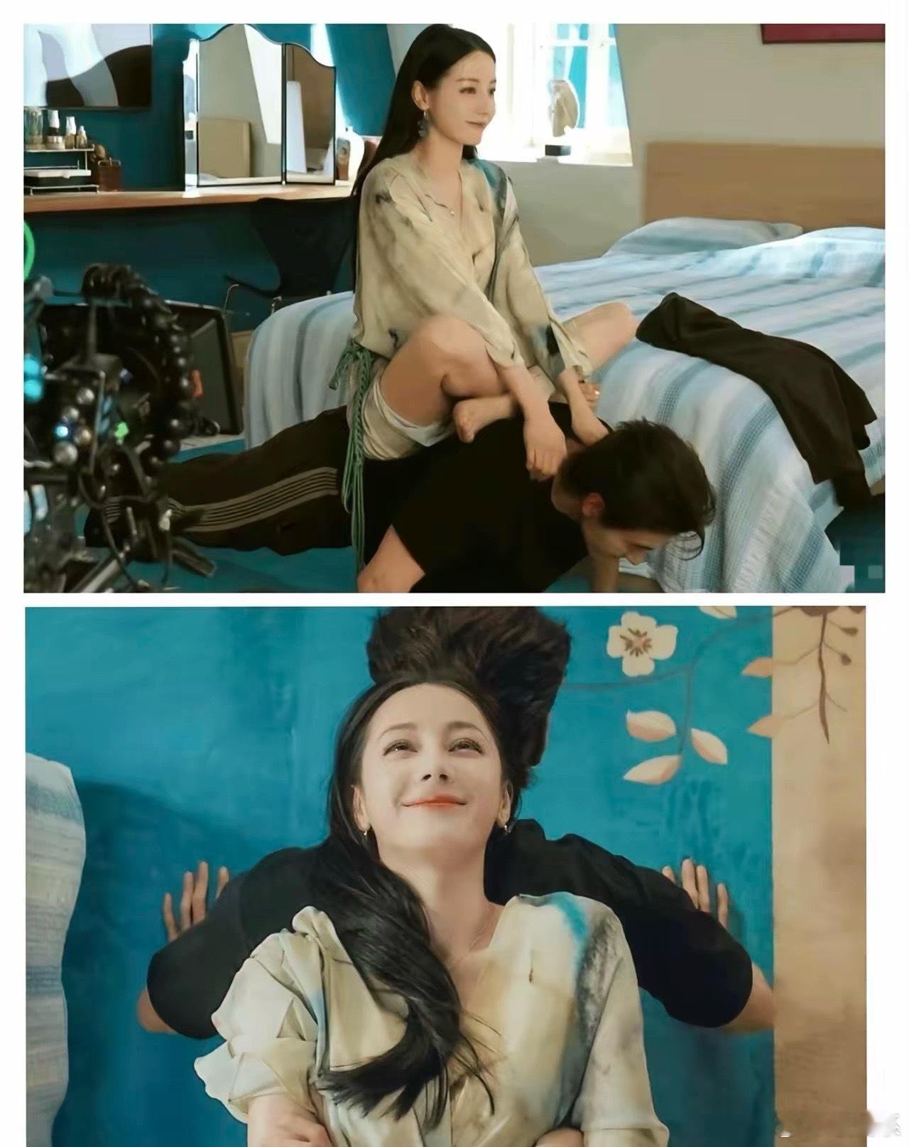 坐身上做俯卧撑这谁受得了，好强的张力[滑稽笑]谁想到的让这俩人搭的？我第一次感到视