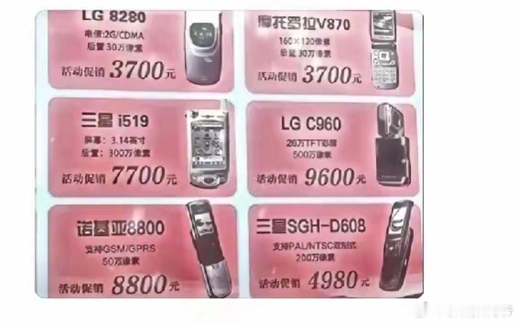 以前的手机📱怎么卖这么贵​​​