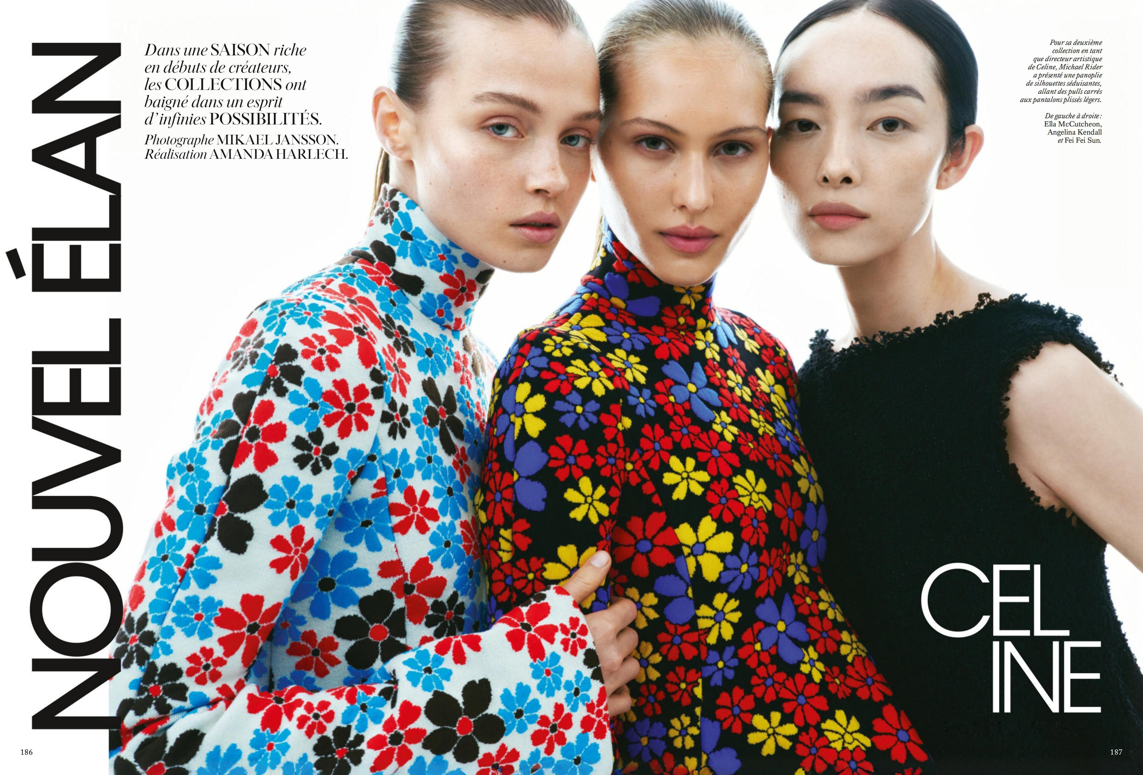 VOGUE年末十二月刊的全球企划共享大片，网罗了Celine、Dior