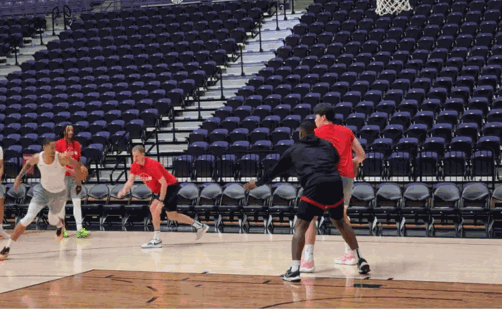 核心地位！混音队专门为杨翰森定制战术！在近期开拓者下属球队撕裂之城混音的队内训