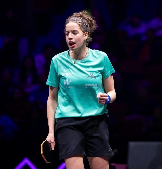 汉娜.高达：我才是亚军。本届澳门世界杯，孙颖莎一路战胜了6名队员，连续三次登顶