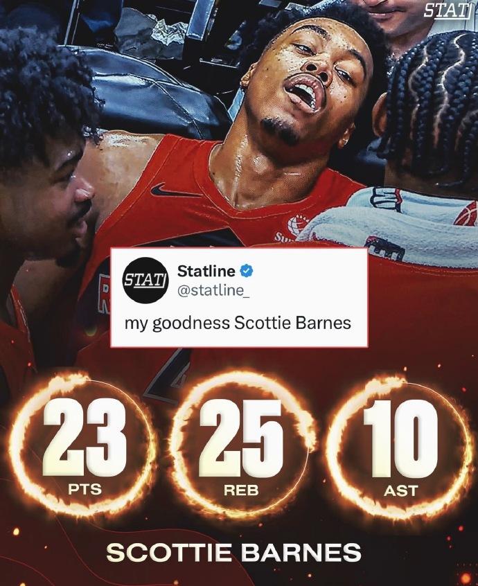 这巴恩斯太逆天，篮板球把勇士给抢爆了！对阵勇士，巴恩斯全场出战42分钟26秒