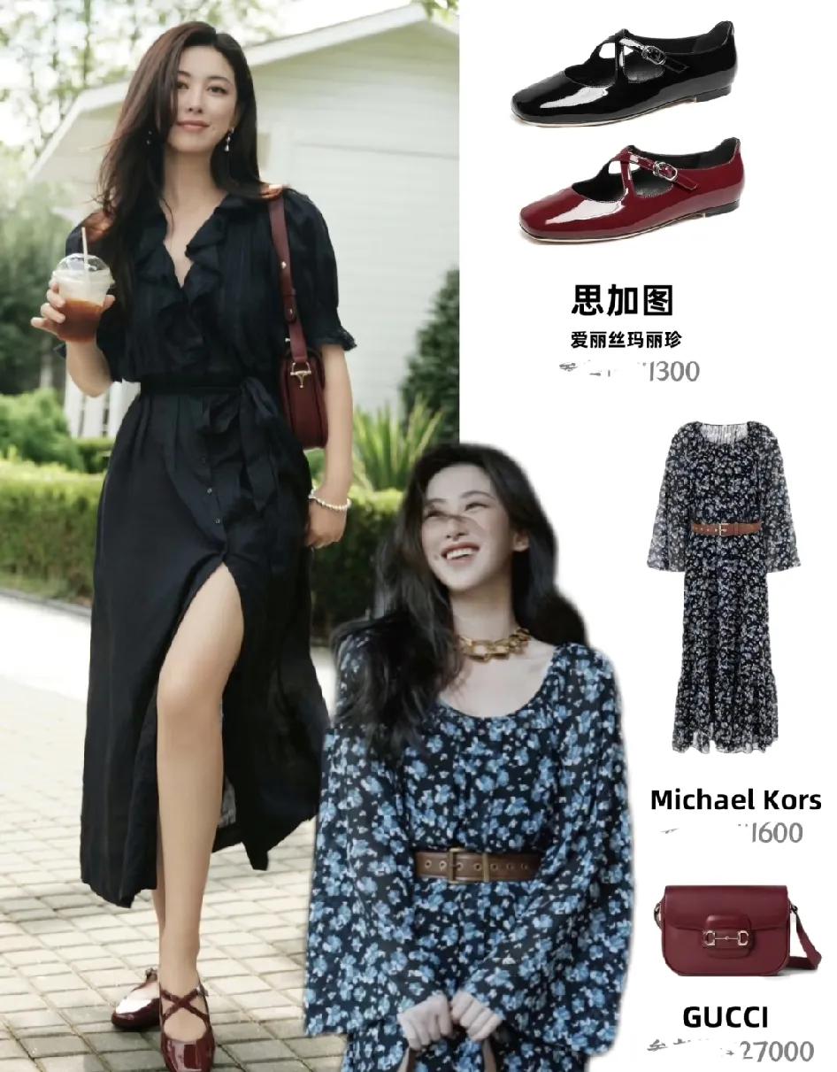 朱珠为了事业很拼。在《蜜语纪》里，大部分衣服都是她的私服，平时她的碎花裙也很多