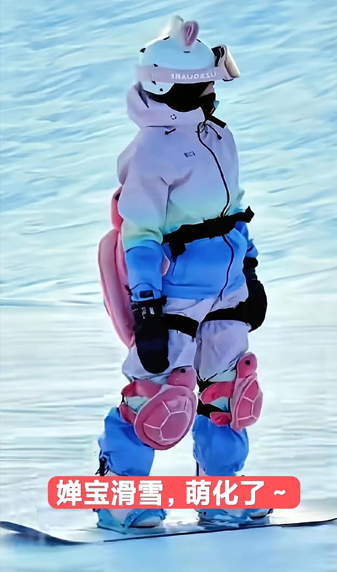 陈芋汐懵了，张家齐也懵了！谁能想到，跳水界的小精灵全红婵，滑雪天赋也这么爆棚