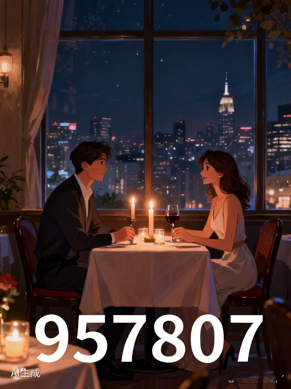 一对男女下班后，在夜幕降临之时走进一家餐馆，共享晚餐。席间，两人相谈甚欢，气氛融