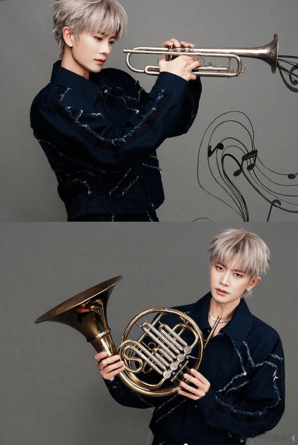 任嘉伦音乐节造型来啦！燥侯牛仔boy压轴燃爆全场💥🔥🔥！