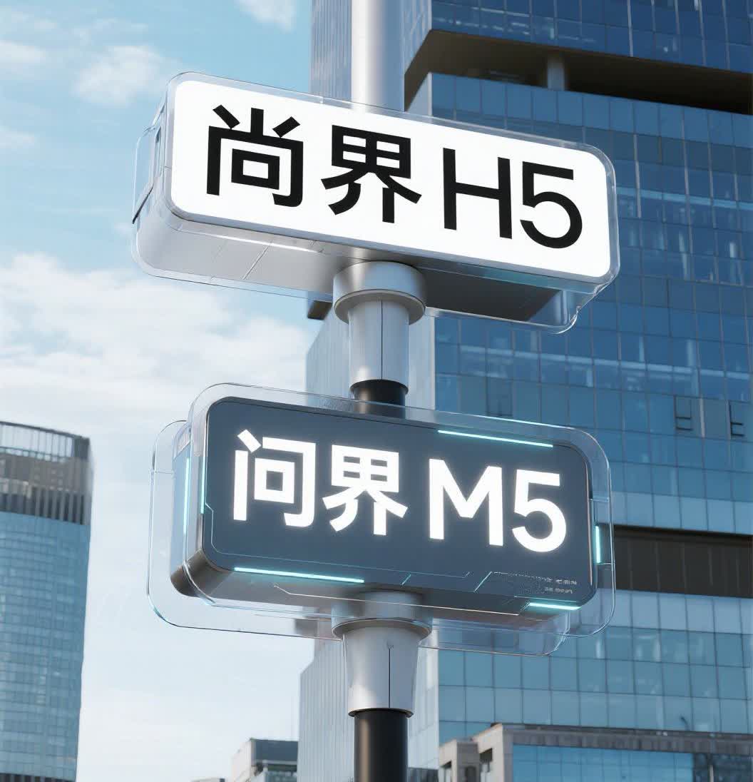 尚界H5和问界M5对比起来还挺有意思。尚界H5预售16.98万起，价格体系让华为