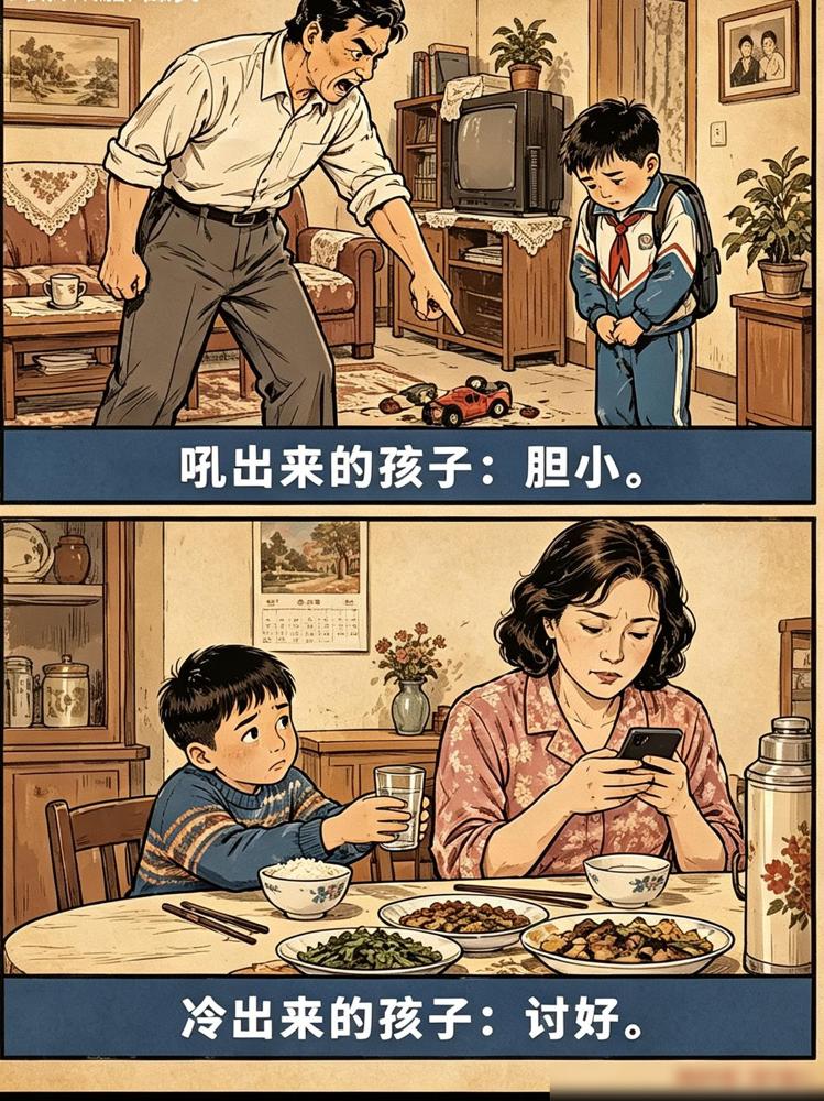 看这组家庭教育漫画，大人也值得照照自己。说起家庭教育，最值得警惕的，可能就是